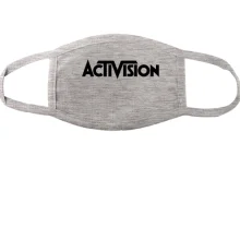 Тканевая маска для лица с логотипом Activision