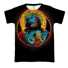 3D футболка Blue Jesus art.