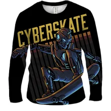 Мужской 3D лонгслив Cyberskate