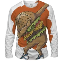 Мужской 3D лонгслив Dab Burger