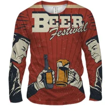 Чоловічий 3D лонгслів Beer festival