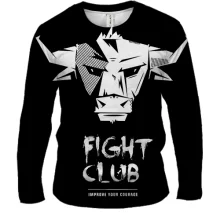 Чоловічий 3D лонгслів Fight Club