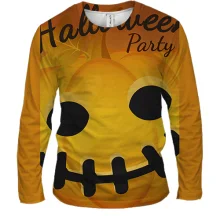 Мужской 3D лонгслив Halloween party