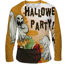 Мужской 3D лонгслив Party Halloween