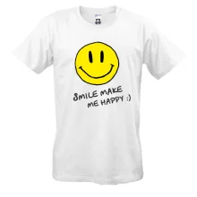 Футболка Smile Make me happy