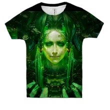 Дитяча 3D футболка Cyber Woman