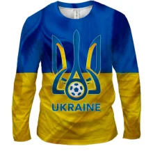 Чоловічий 3D лонгслів Федерація футболу України