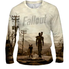 Мужской 3D лонгслив Fallout 3