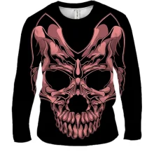 Чоловічий 3D лонгслів Skull Mask