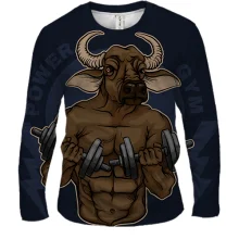 Чоловічий 3D лонгслів Power GYM Buffalo