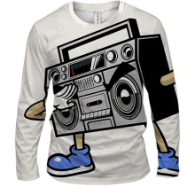 Мужской 3D лонгслив Boombox