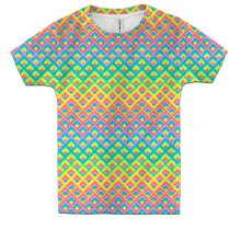 Детская 3D футболка Rainbow pattern