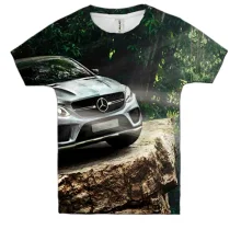 Детская 3D футболка Mercedes Benz GLE ART