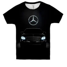 Детская 3D футболка Mercedes-Benz Black