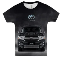 Детская 3D футболка Toyota Land Cruiser