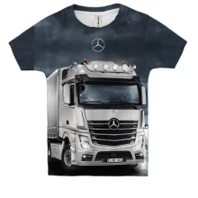 Детская 3D футболка Mercedes-Benz Actros