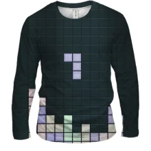 Чоловічий 3D лонгслів Tetris game