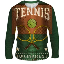Мужской 3D лонгслив Tennis Tournament