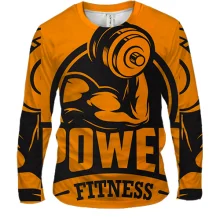Чоловічий 3D лонгслів Power Fitness