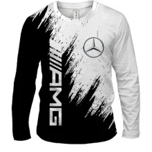 Мужской 3D лонгслив Mercedes-Benz AMG (BW)
