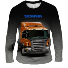Мужской 3D лонгслив Scania
