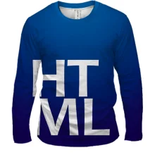 Мужской 3D лонгслив HT ML