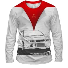 Мужской 3D лонгслив Mitsubishi (рисунок)