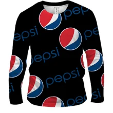 Мужской 3D лонгслив Pepci pattern