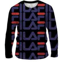 Мужской 3D лонгслив FILA pattern