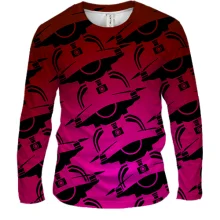 Мужской 3D лонгслив Drone pattern