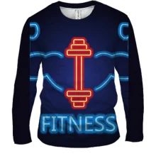 Чоловічий 3D лонгслів Fitness.