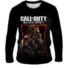 Мужской 3D лонгслив Call of Duty: Black Ops III