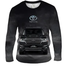 Мужской 3D лонгслив Toyota Land Cruiser