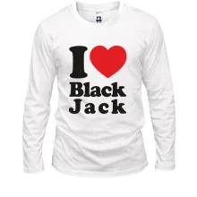 Лонгслів I love Black Jack