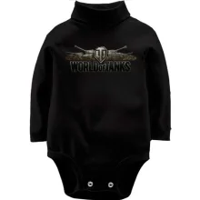 Детское боди с длинным рукавом World of Tanks