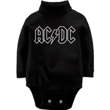 Детское боди с длинным рукавом AC/DC