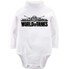 Детское боди с длинным рукавом World of Tanks Контур