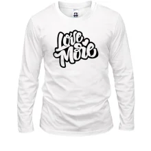 Лонгслив Love More