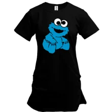 Удлиненная футболка Blue creation