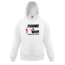 Детская толстовка Fishing and beer