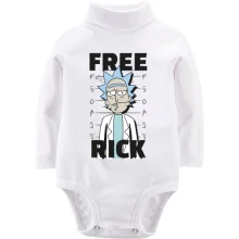 Детское боди с длинным рукавом Free Rick