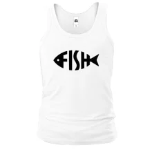 Мужская майка Fish Word