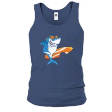 Мужская майка Shark Surfer