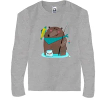 Детский лонгслив Bear fisher