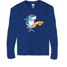 Дитячий лонгслів Shark Surfer
