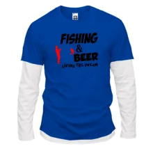 Комбінований лонгслів Fishing and beer