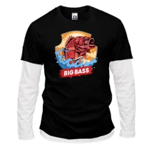 Комбінований лонгслів Big Bass