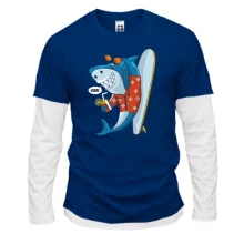 Комбінований лонгслів Shark Hipster
