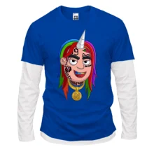 Комбинированный лонгслив Tekashi unicorn
