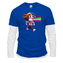 Комбінований лонгслів Tekashi rainbow